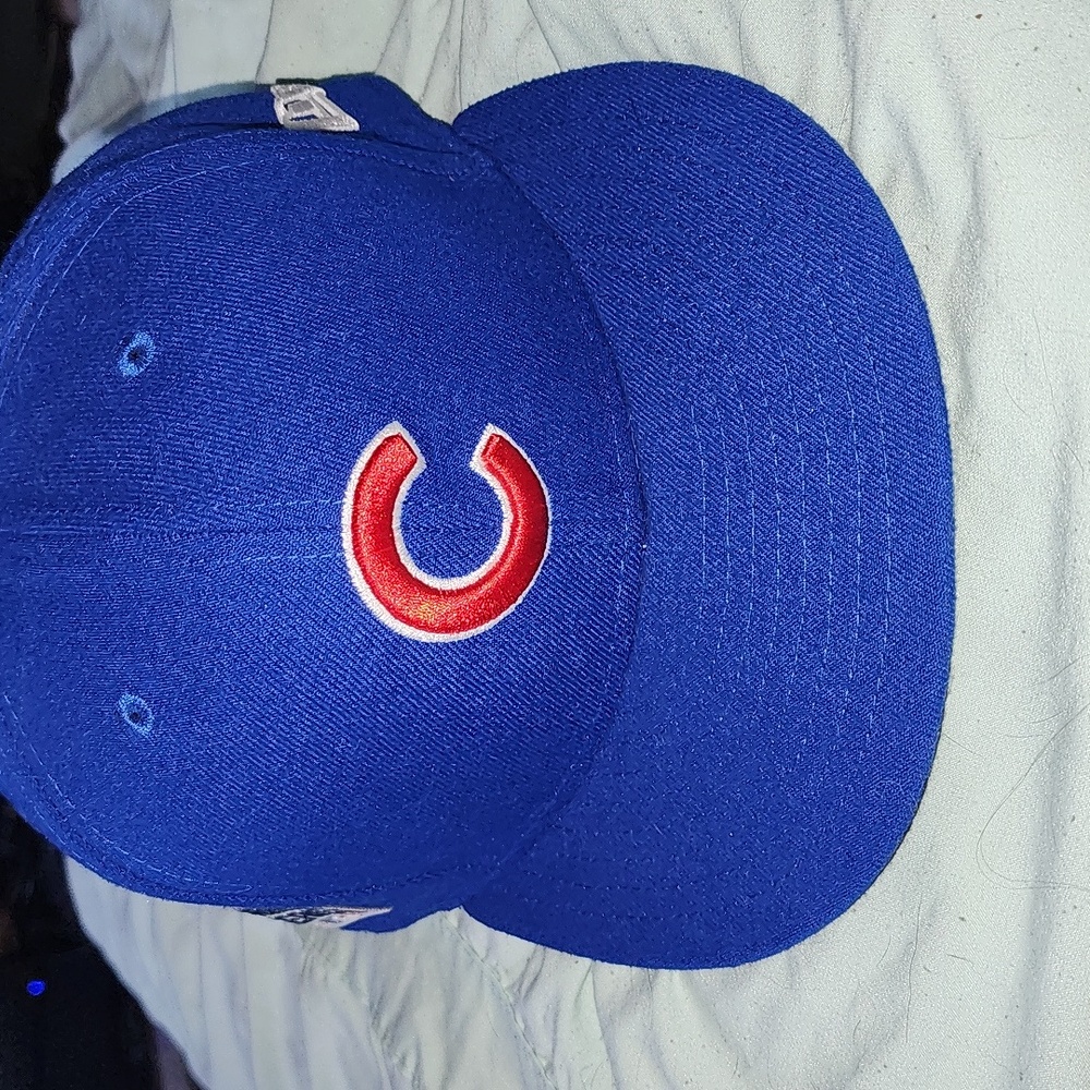Cubs world series hat